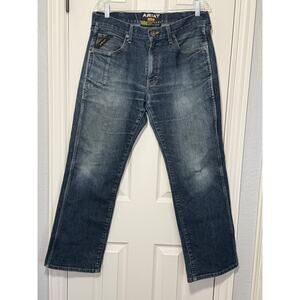 Ariat Rebar M5 Jeans 34x30 Slim Straight Western Workwear Denim